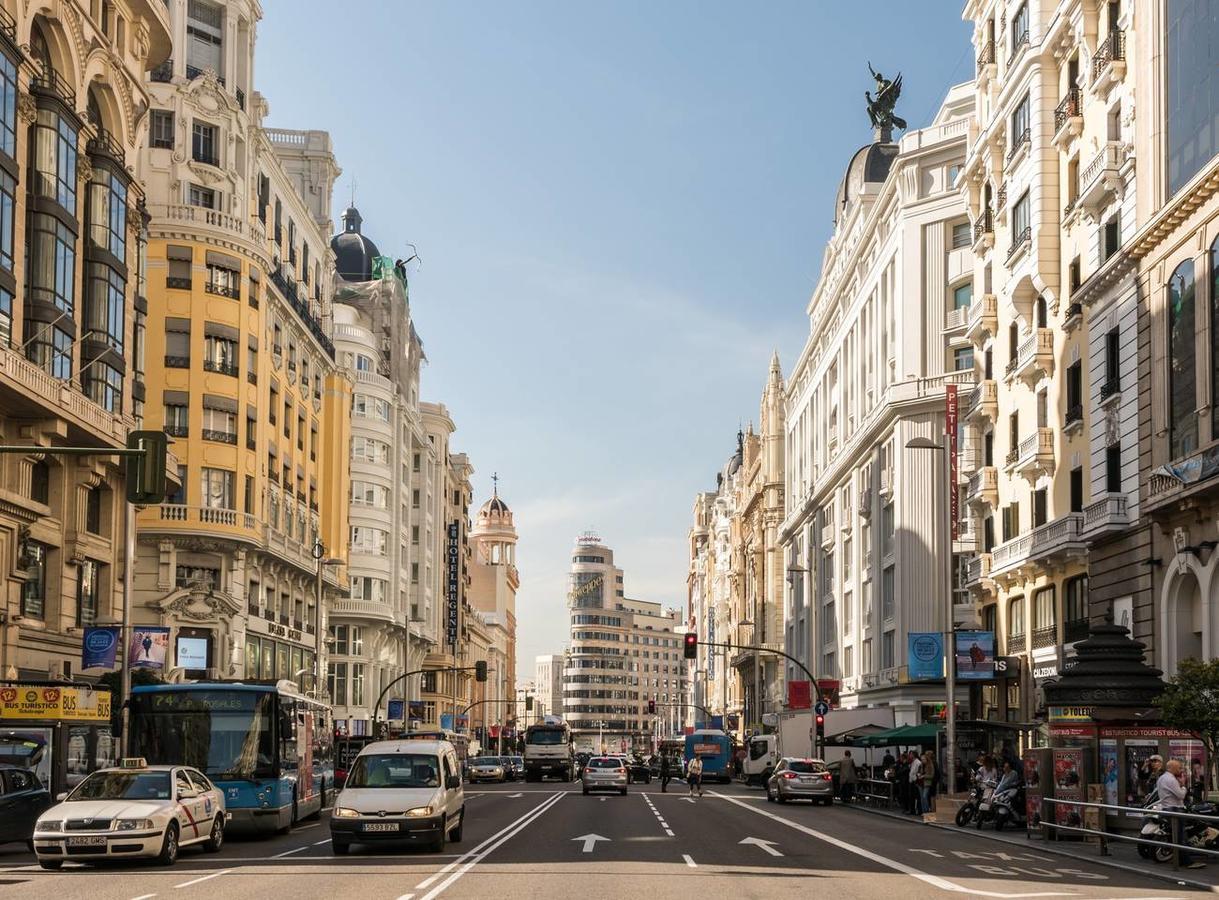 Apartamento M&F Gran Via 3 Hab Madrid Exterior foto